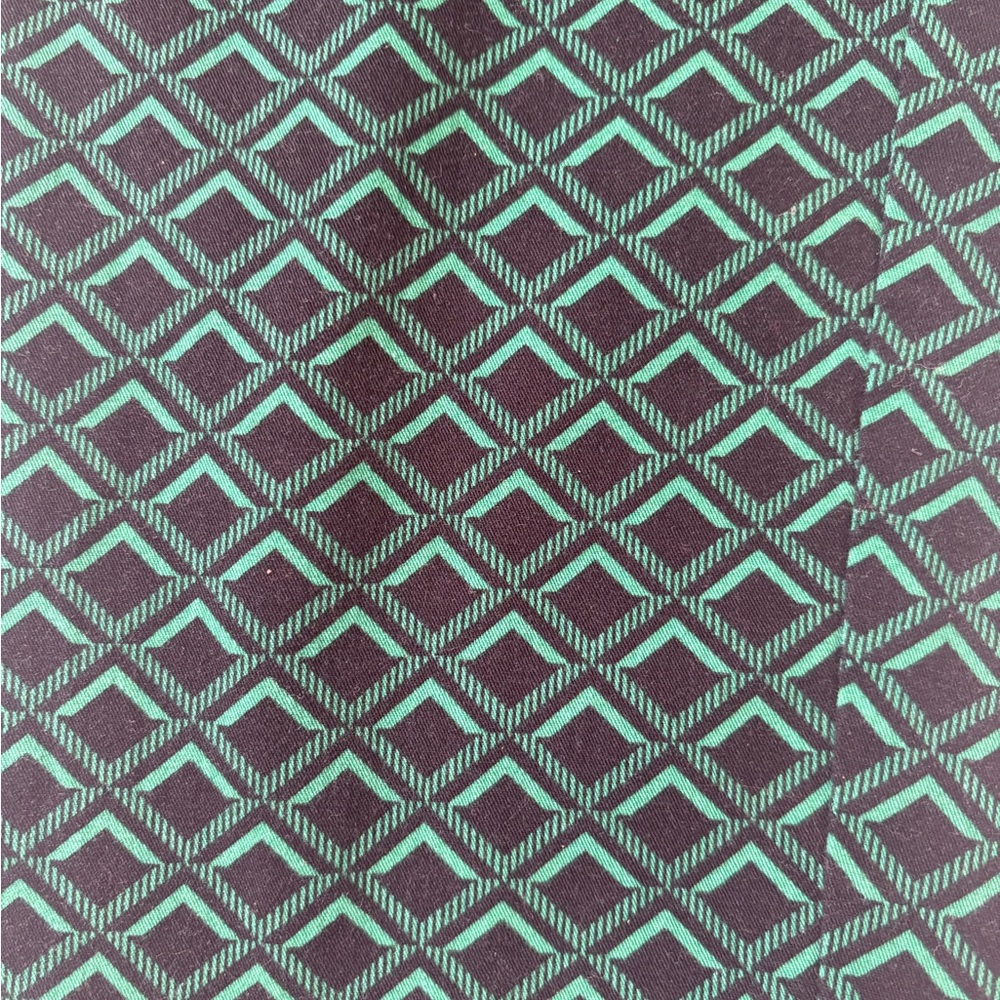 Worthington Black and Green Patterned Ankle Slim Pants - Picture 4 of 12